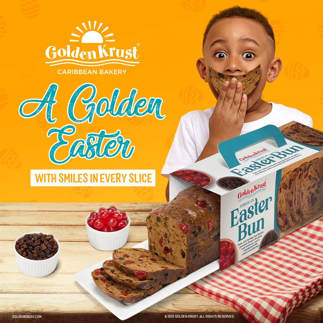 Golden Krust Jamaican Easter Bun - A Golden Easter with Smiles in Every Slice